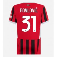 AC Milan Strahinja Pavlovic #31 Heimtrikot Frauen 2024-25 Kurzarm